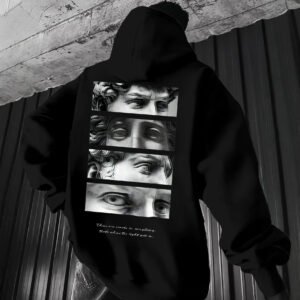 Atlas Statue Mosaic Hoodie