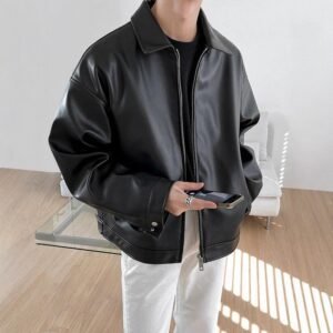 Milo Leather Varsity Jacket