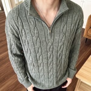 Preston Textured Knit Sweatshirt