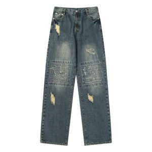 Jaxon Patchwork Ripped Jeans